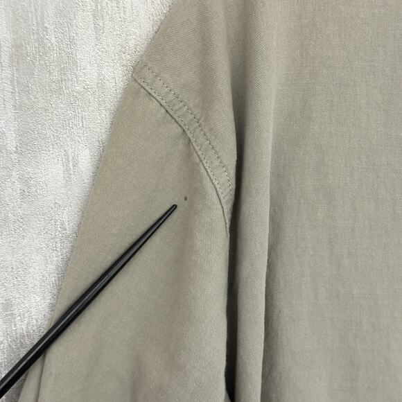 Anthropologie Grade and Gather Utility Top Women Medium Brown Long Sleeve Boho - Picture 4 of 12